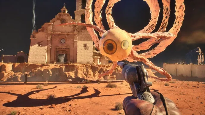 A Guns of Eschaton egy vadnyugati soulslike FPS, amely a Half-Life 2 művészeti vezetőjének posztumusz projektje