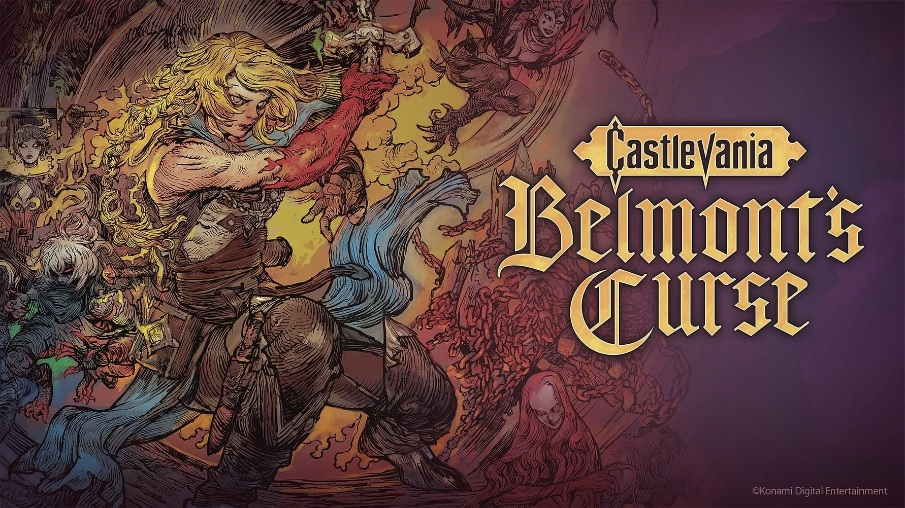 Érkezik a Konami új 2D Castlevania játéka, a Belmont's Curse Halloweenre