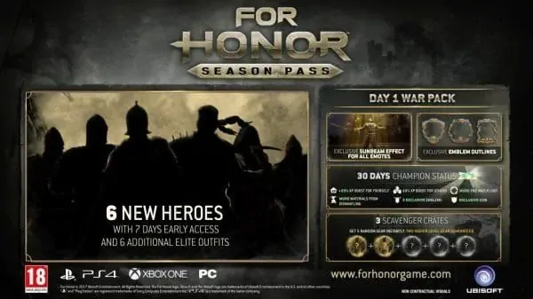 for honor season pass