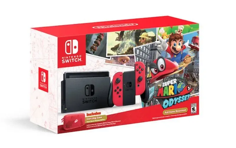 Lenyűgöző a Super Mario Odyssey témájú Switch gépcsomag és a tartozékok
