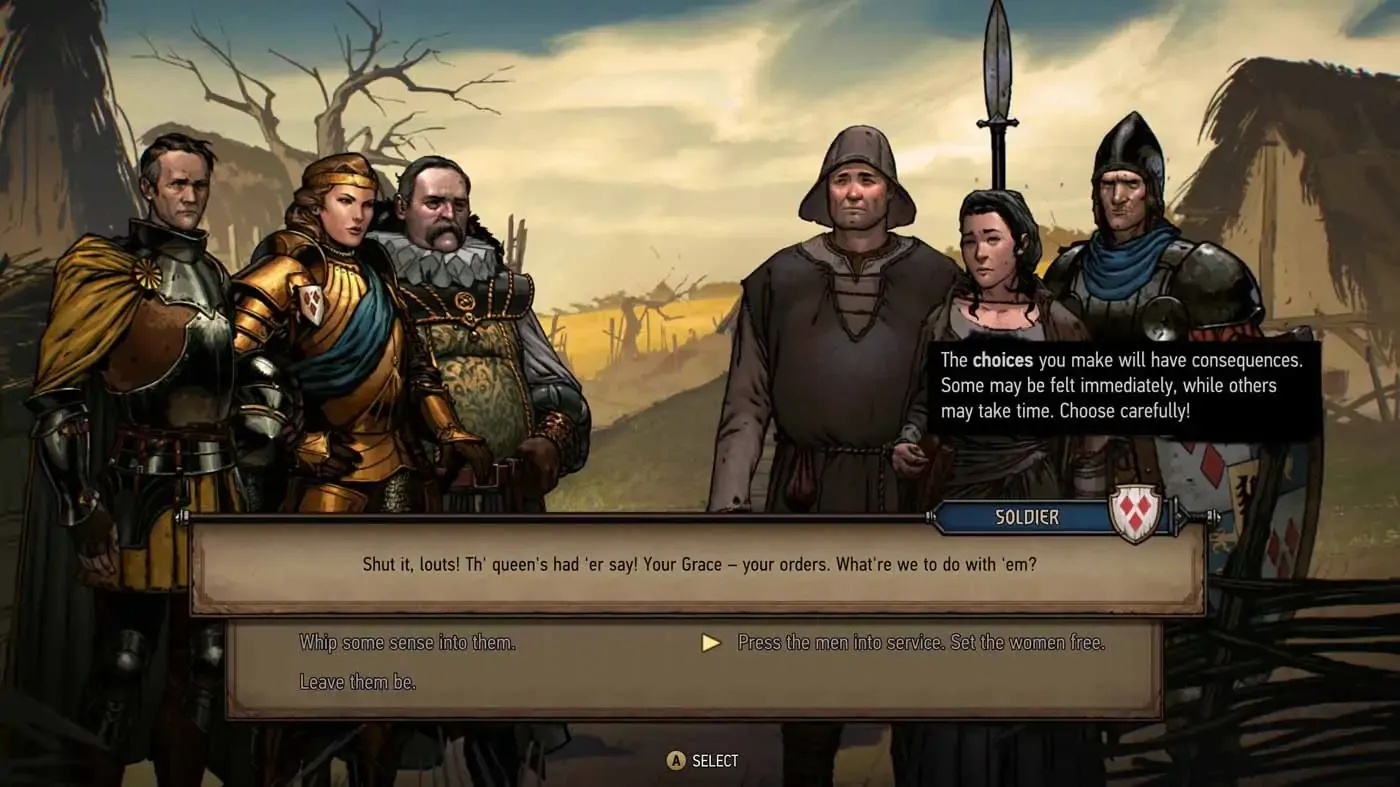 Thronebreaker párbeszéd